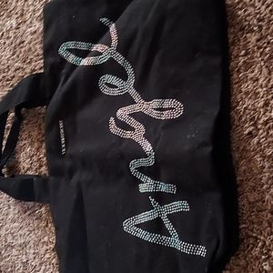 Large Victoria's Secret black purse